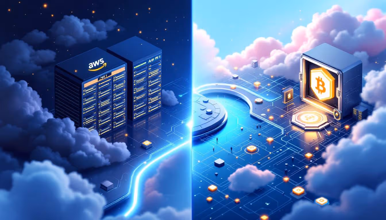 La caída de AWS en Crypto: Lecciones sobre Descentralización vs. Centralización