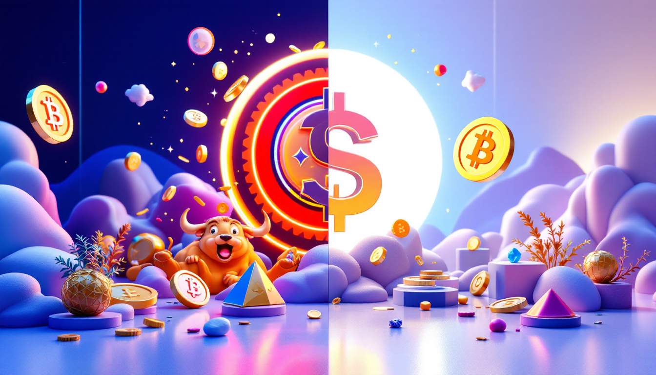 Navegando el paisaje cripto: Monedas meme vs Tokens establecidos