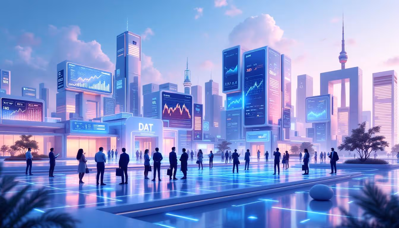 ¿Qué Significa la Caída de las Acciones de DAT para el Futuro de la Banca Cripto?