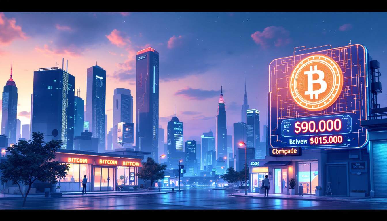 ¿Qué Viene Para Bitcoin Después de Caer Bajo $90,000?