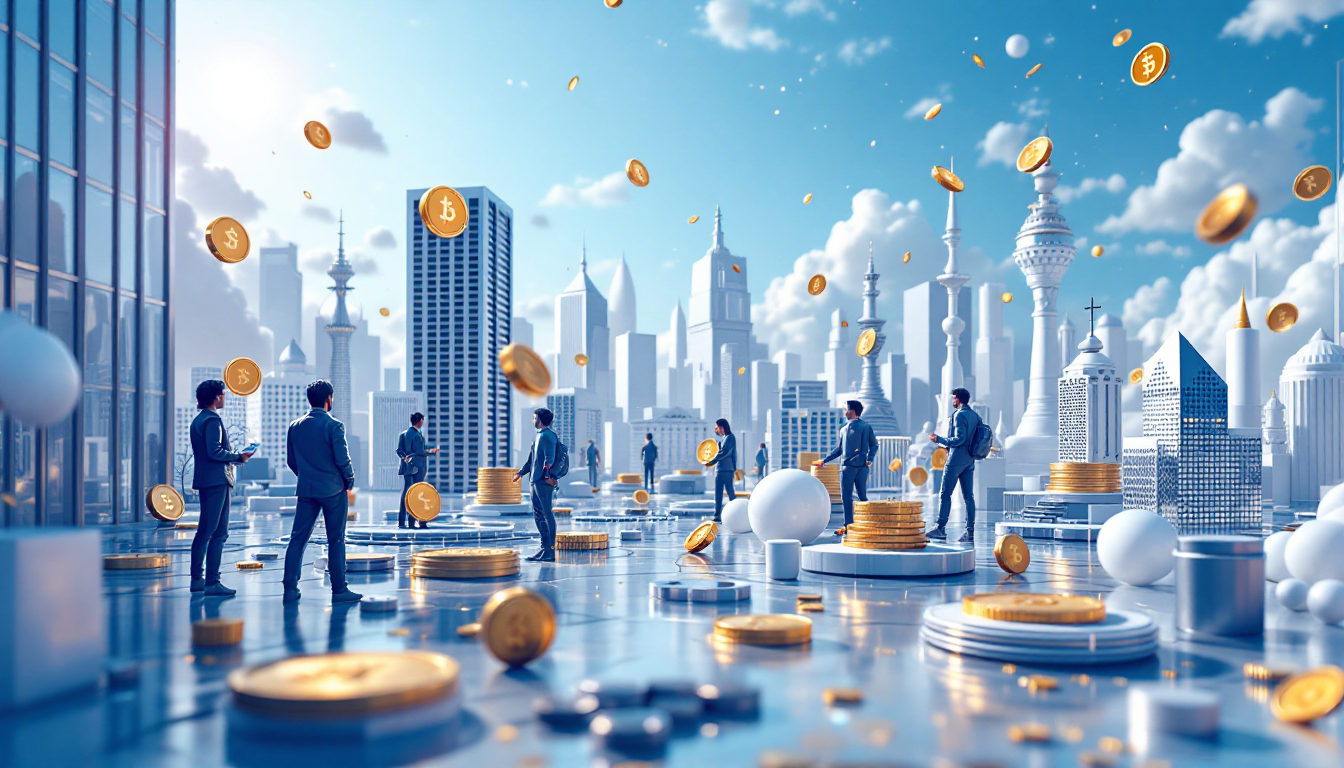 A 3D illustration depicting urgent real-time cybersecurity themes in a calm, futuristic urban scene.