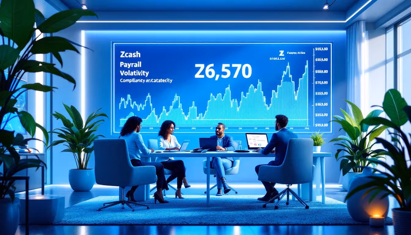 La Volatilidad de Zcash y Cómo Deben Cumplir las PYMES con la Nómina de Criptomonedas