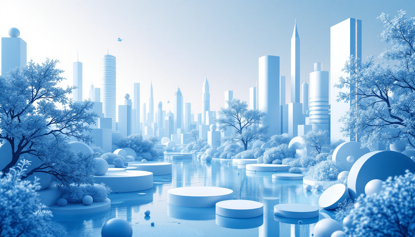 3D illustration depicting Visa and Aquanow partnership for stablecoin settlements in global finance.