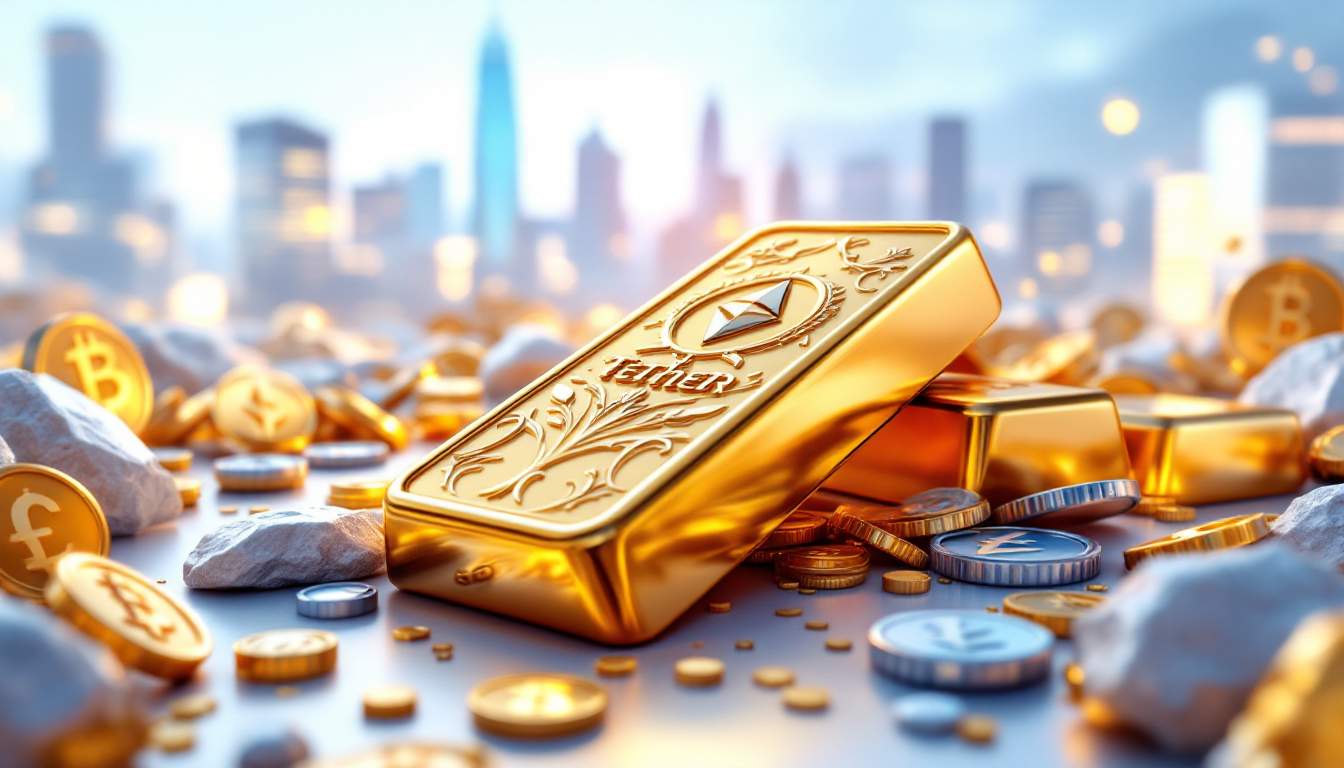La adquisición de oro de Tether desafía la banca tradicional, posicionándolo como un jugador importante en la gestión de activos y remodelando el panorama de las criptomonedas.