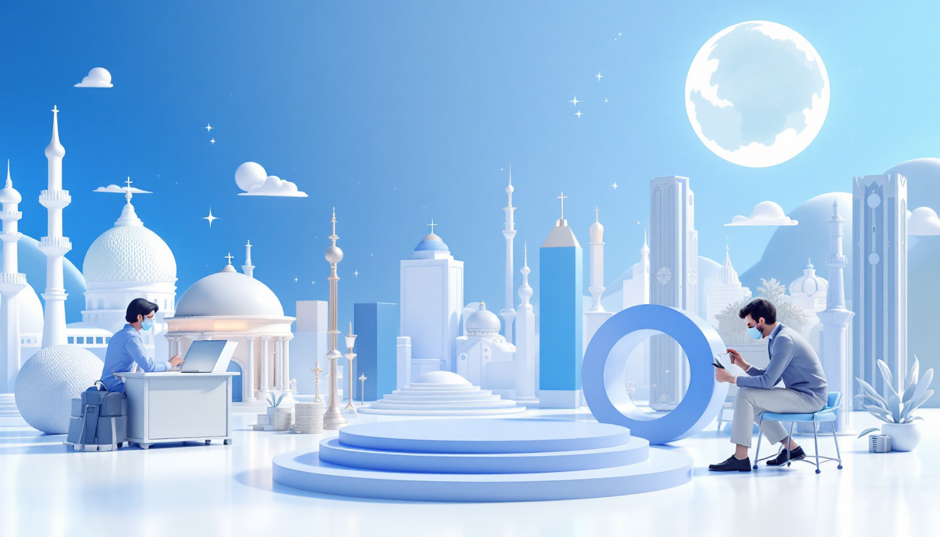 A 3D illustration depicting the Pi Network's token unlock in December 2025, with urban skyline.