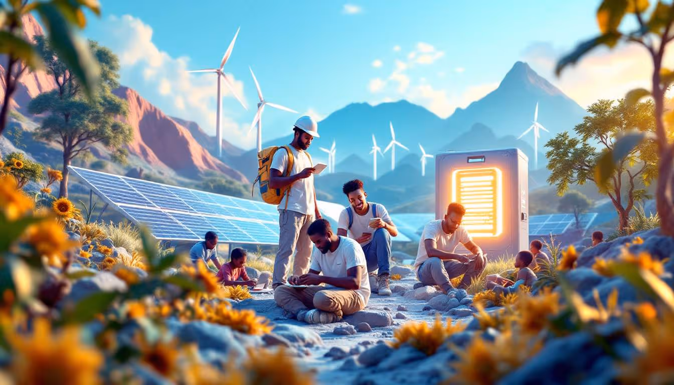 La Energía Renovable y la Minería Cripto en África: Un Nuevo Camino Económico