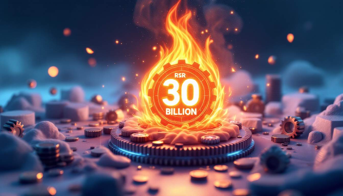 How impactful is the 30 billion RSR token burn?