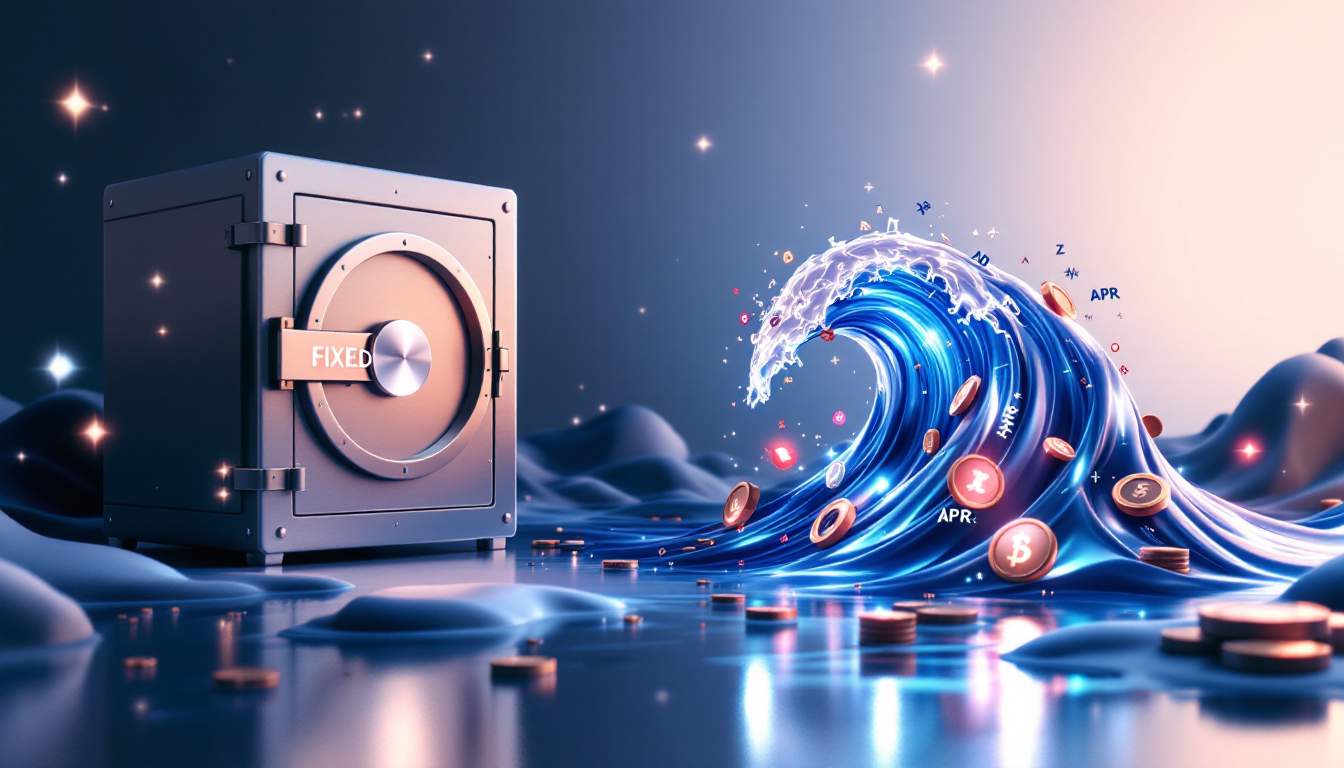 APR Fijos vs. Variables: El Debate del Préstamo Cripto