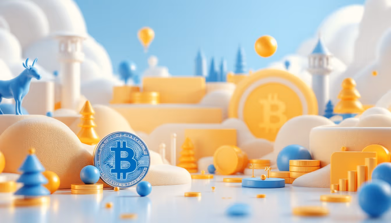 A 3D illustration showing a calm urban scene representing XRP as a bullish investment opportunity.