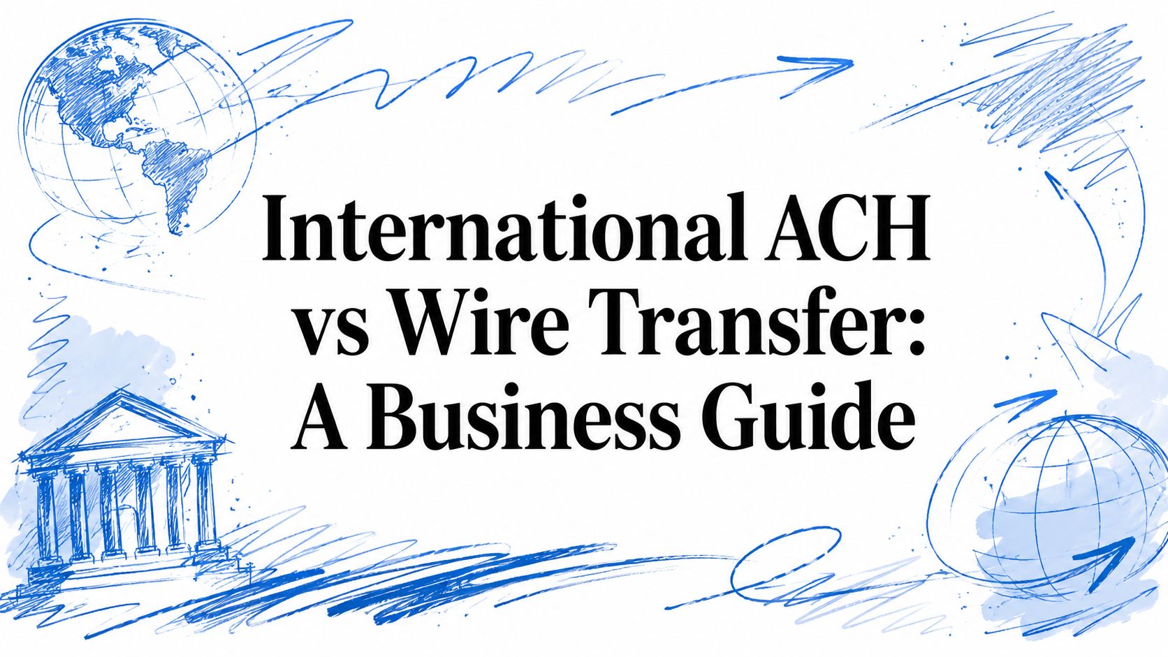 International ACH vs Wire Transfer: A Business Guide