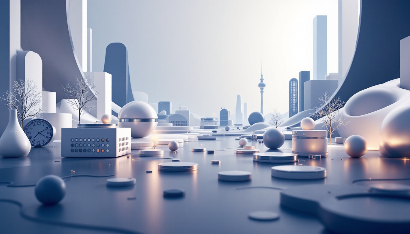 3D illustration of Upbit's new crypto trading pairs surrounded by a futuristic urban skyline.