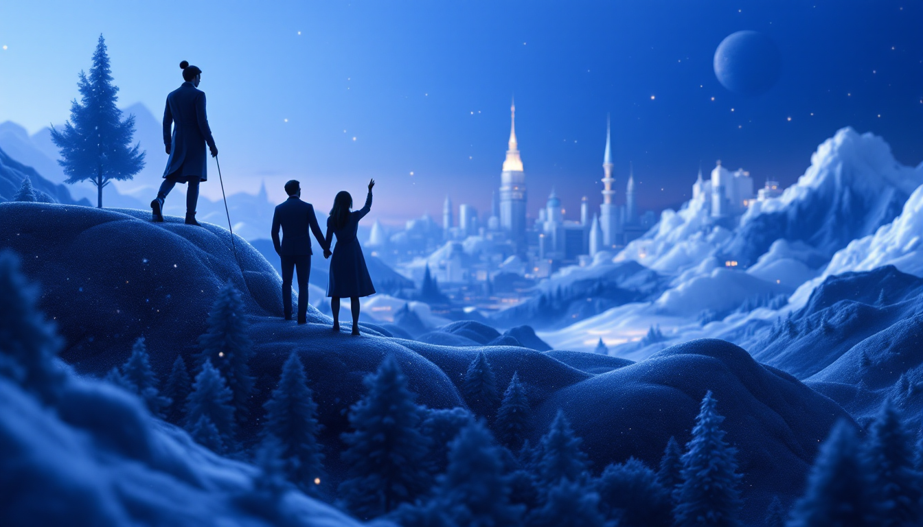 3D illustration of a European skyline symbolizing Bitwise Solana ETF investment in crypto sector.