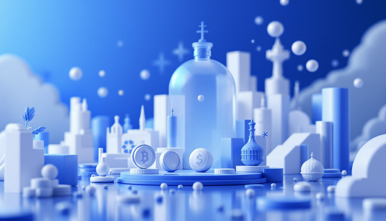 3D illustration depicting U.S. monetary policies affecting altcoin investment strategies in crypto.