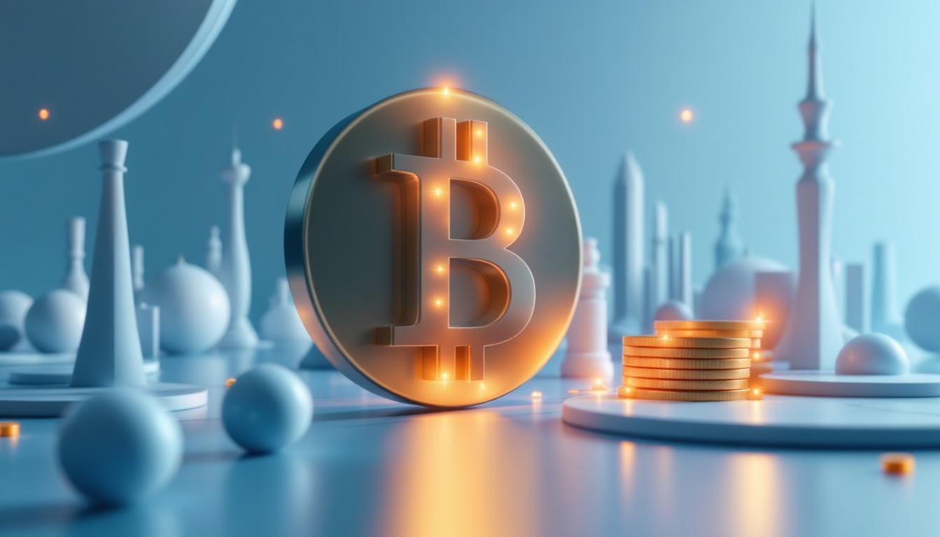 3D illustration of stargate token holders facing conversion deadline, with a calm urban backdrop.