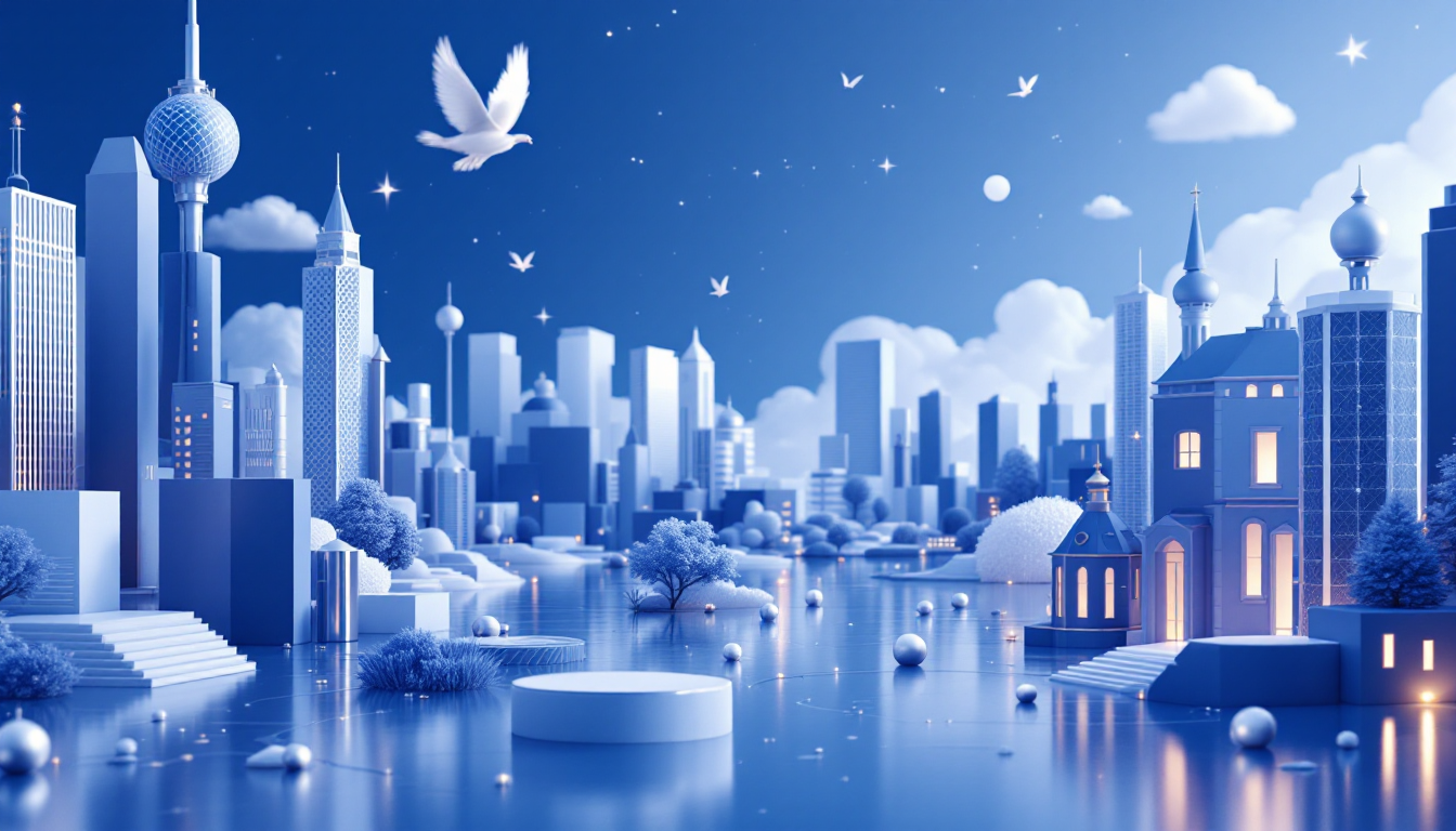 A 3D realistic illustration depicting the Bitwise NEAR ETF reshaping crypto investments in Europe.