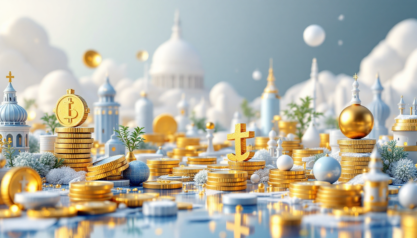 A calm 3D illustration depicting crypto vulnerabilities, featuring a blue-white gradient background.