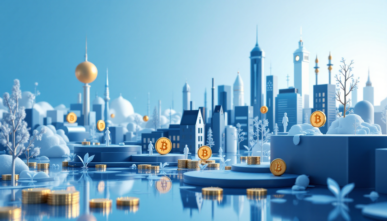 A 3D realistic illustration detailing Michael Saylor predicting a Bitcoin surge over $100,000.
