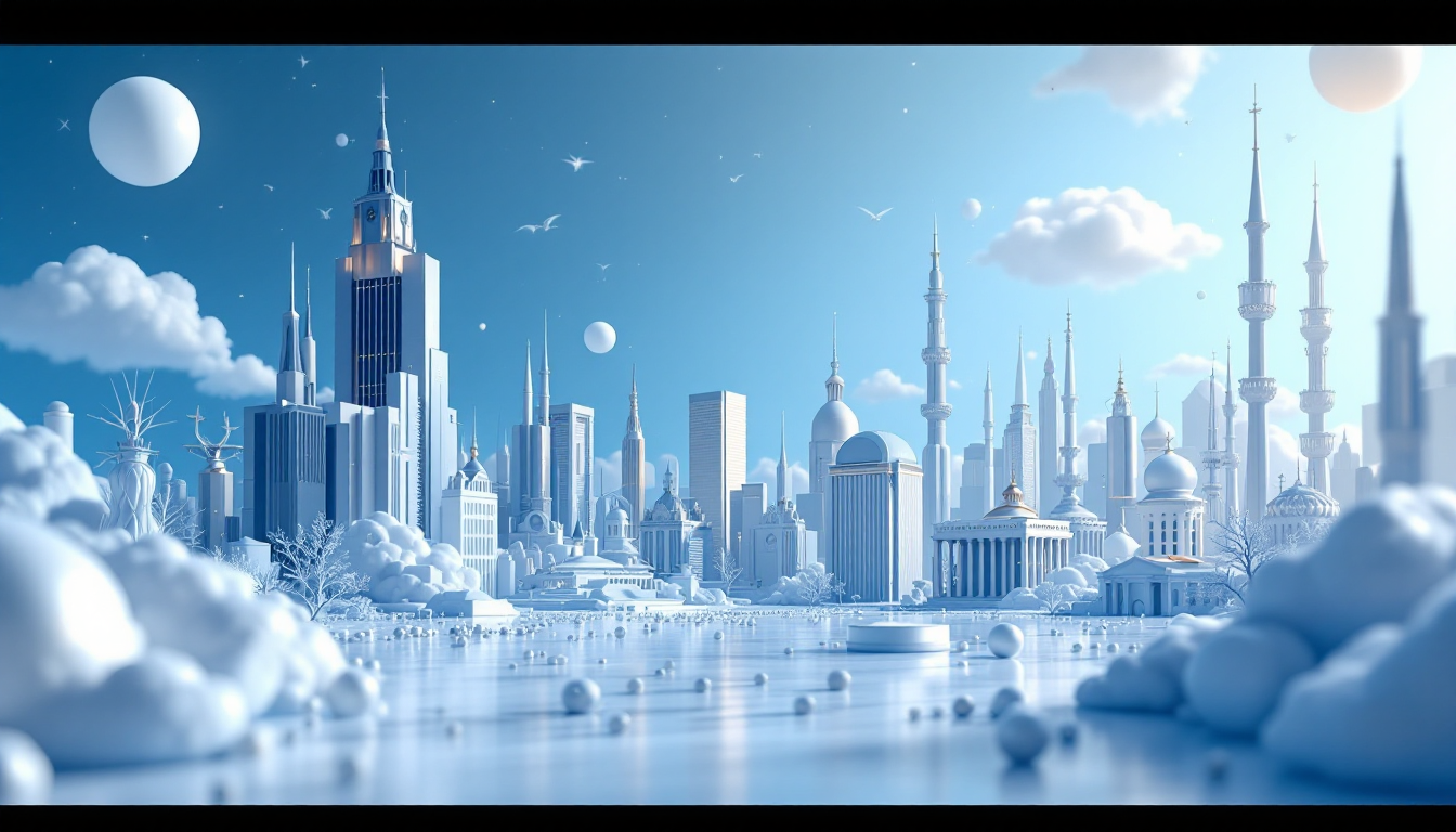 3D illustration depicting XRP ETFs as symbols of crypto investment, featuring a blue-white gradient.
