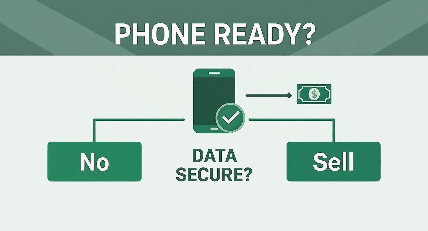 Infographic about where to sell my phone near me