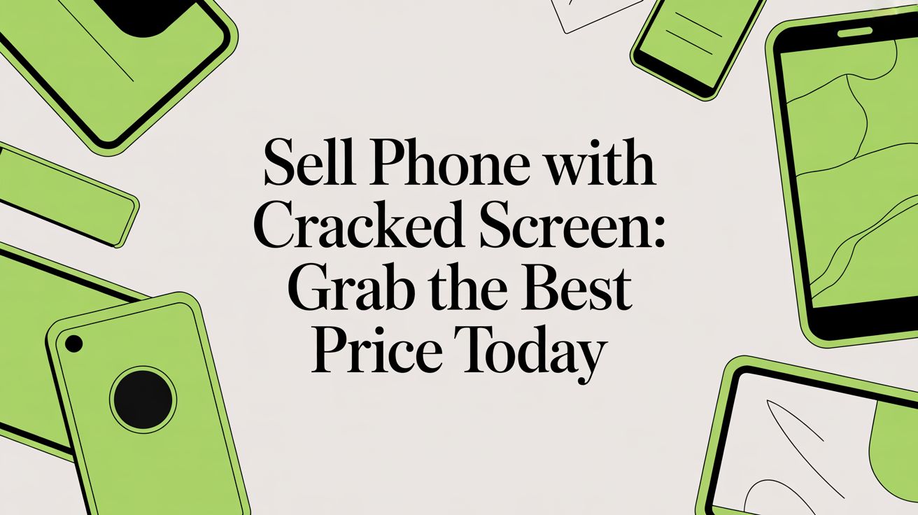 Sell phone with cracked screen: grab the best price today