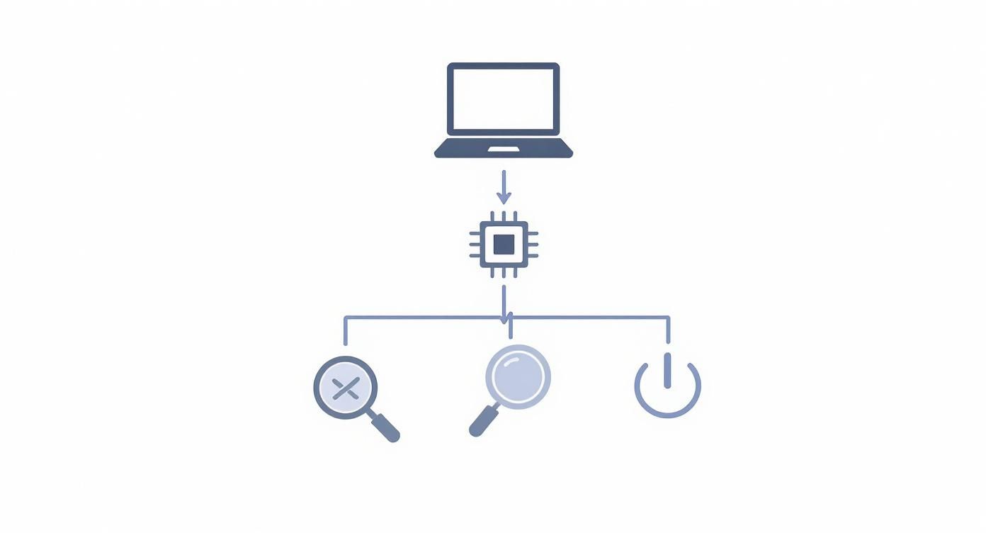 Infographic about where to sell old laptop