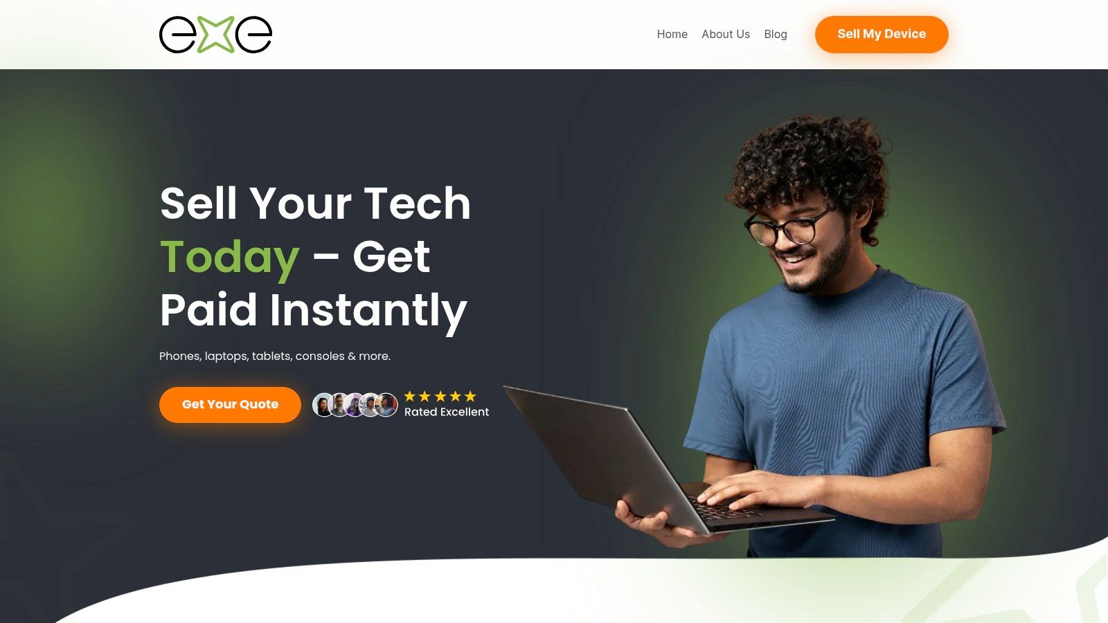 EXE: Best for Instant Doorstep Payouts and Personal Service