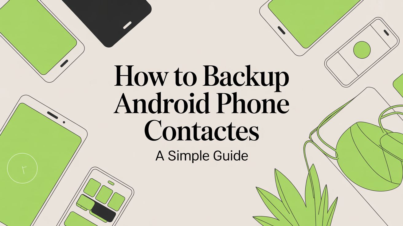 How to Backup Android Phone Contacts A Simple Guide