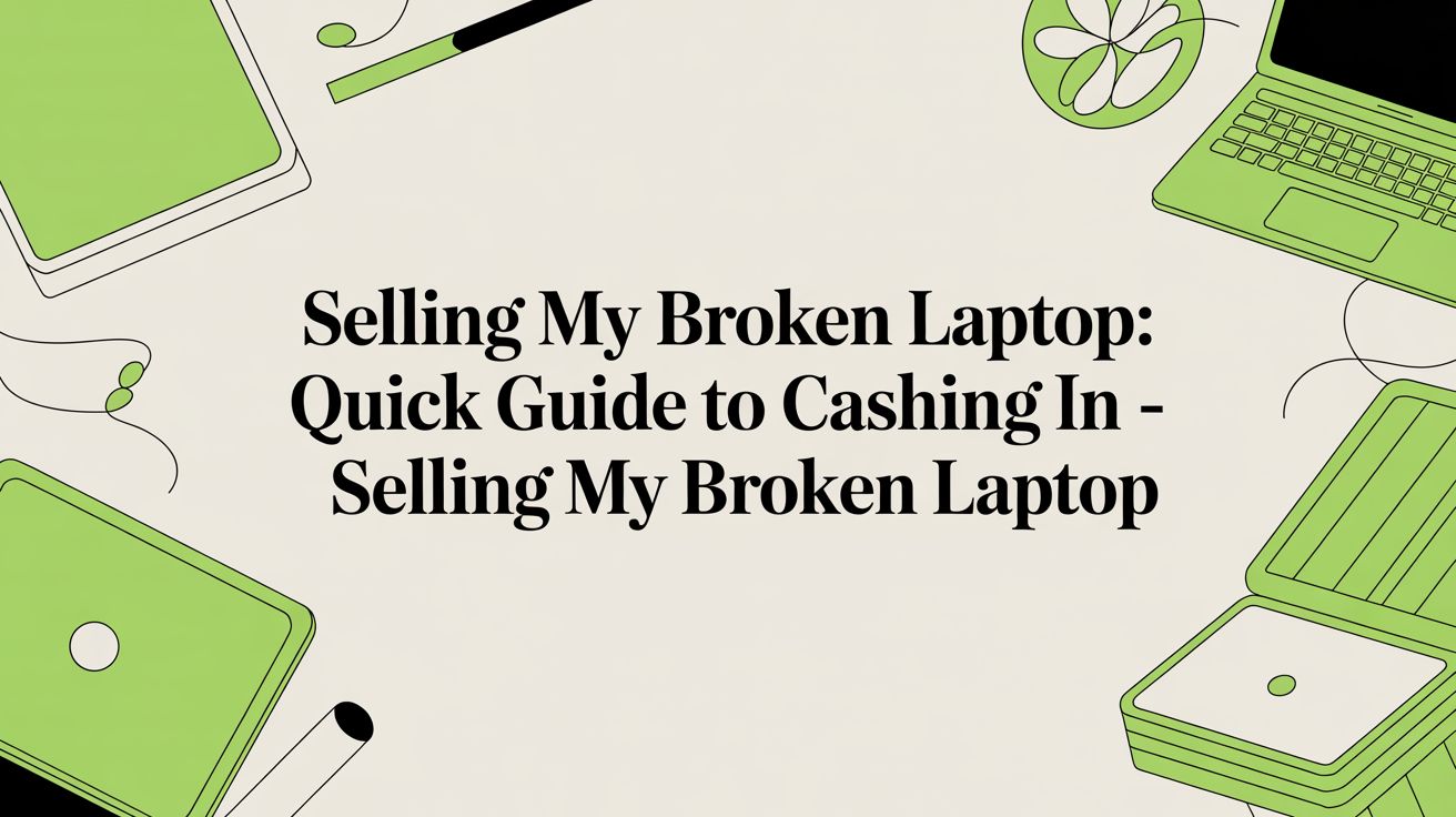 Selling My Broken Laptop: A Simple Guide to Cashing In