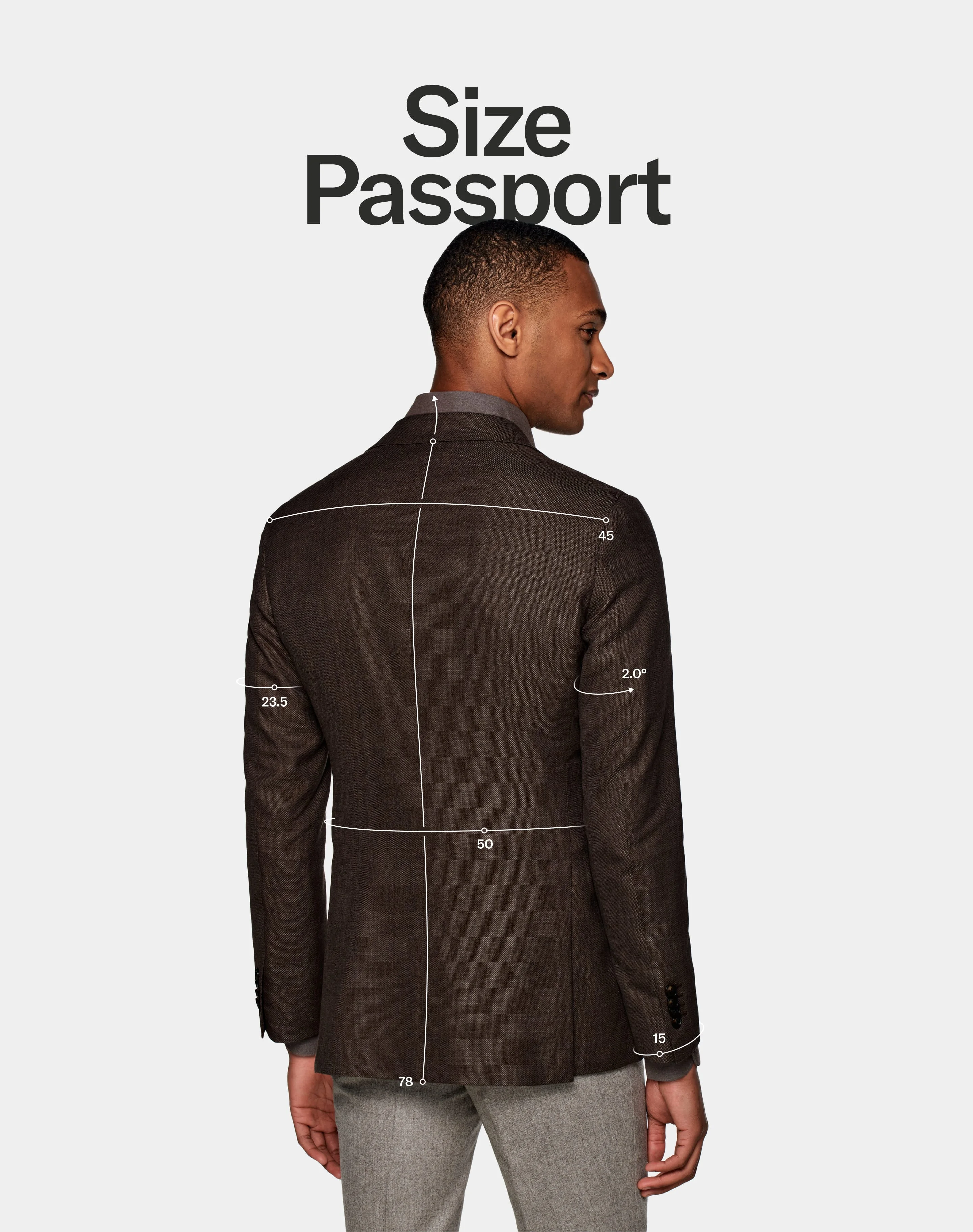 Suitsupply is known for its innovative approach to tailoring and customer service, so it's possible that a "size passport" could be a tool or service related to sizing and tailoring for their products.