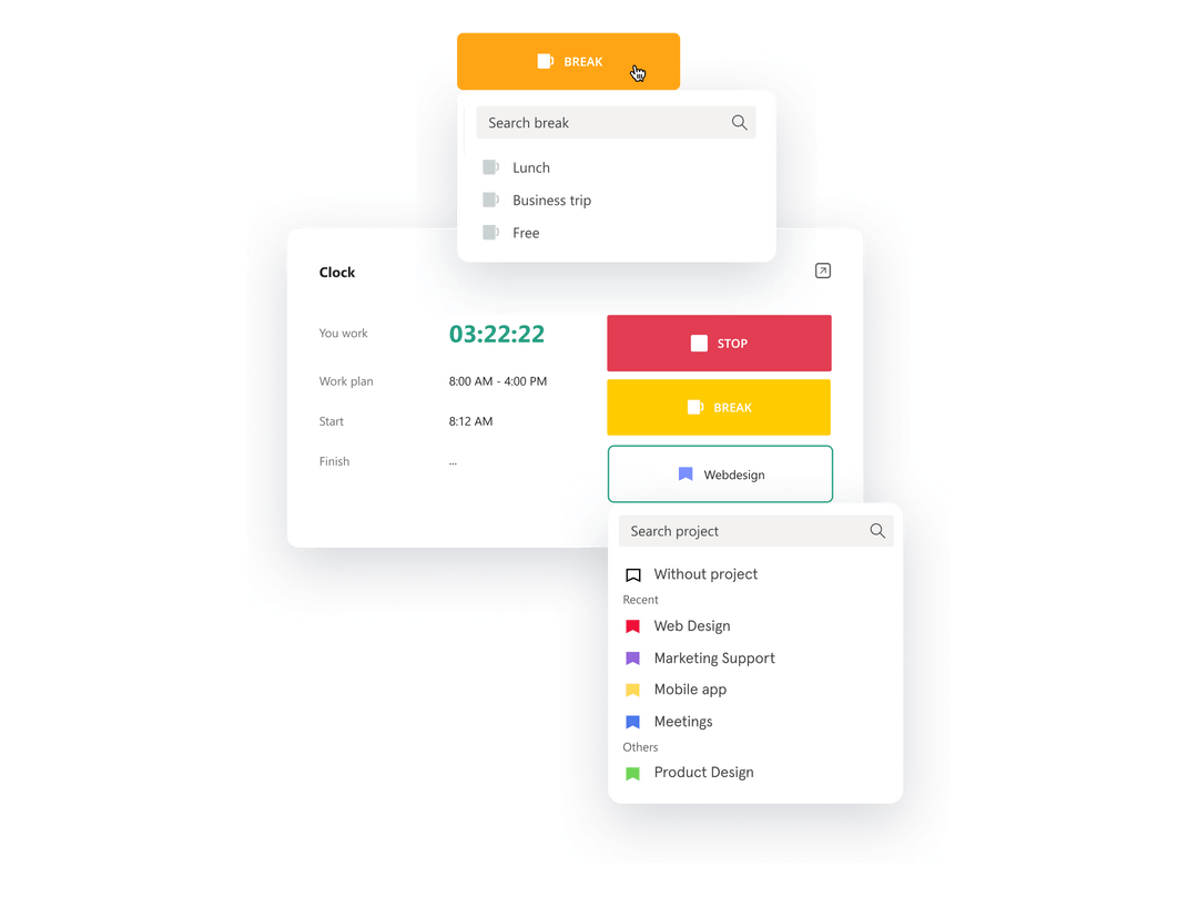 Employee Time Tracking App integrated with Microsoft Teams