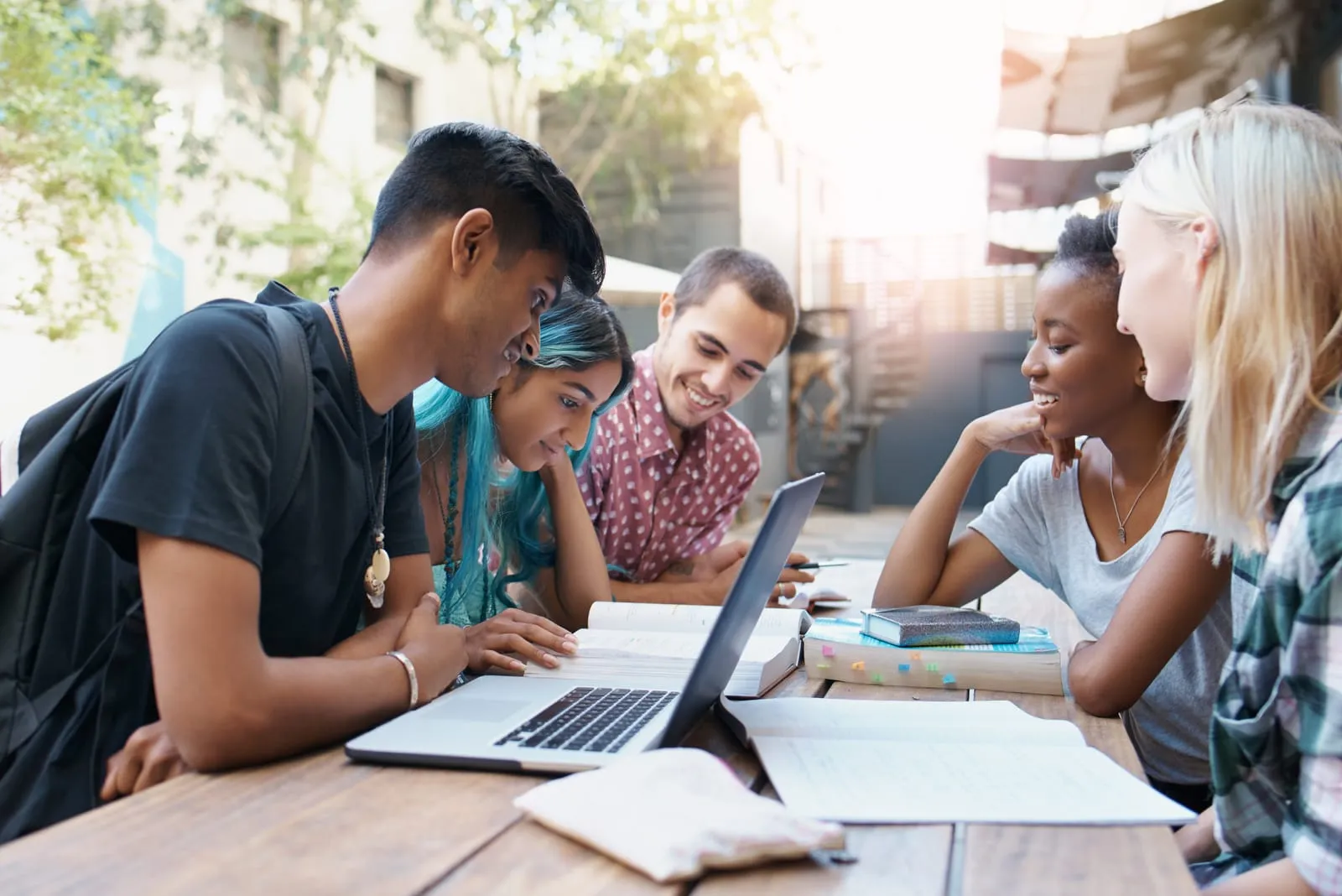 Young Gen Z coworkers 
