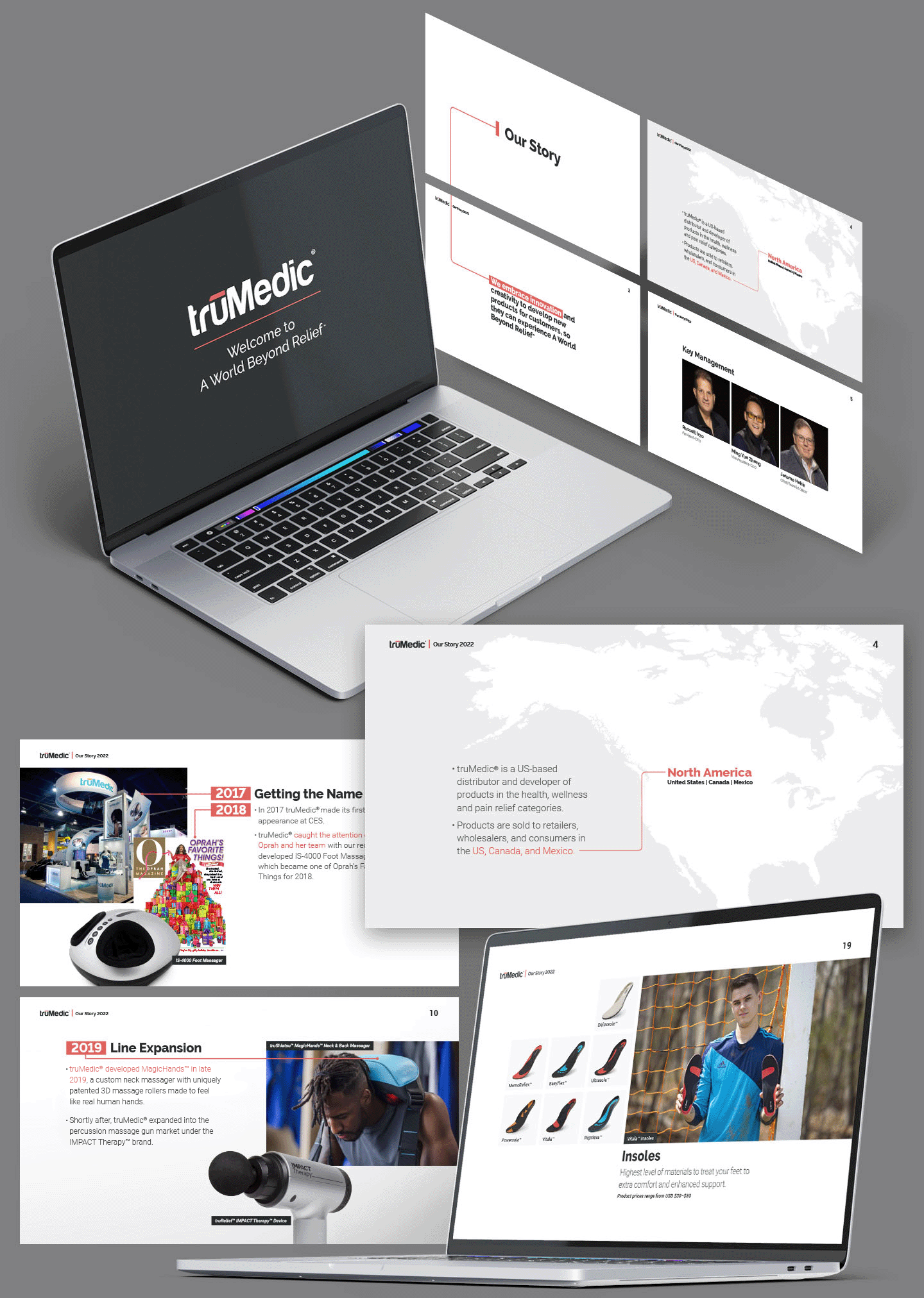 Presentation design for truMedic