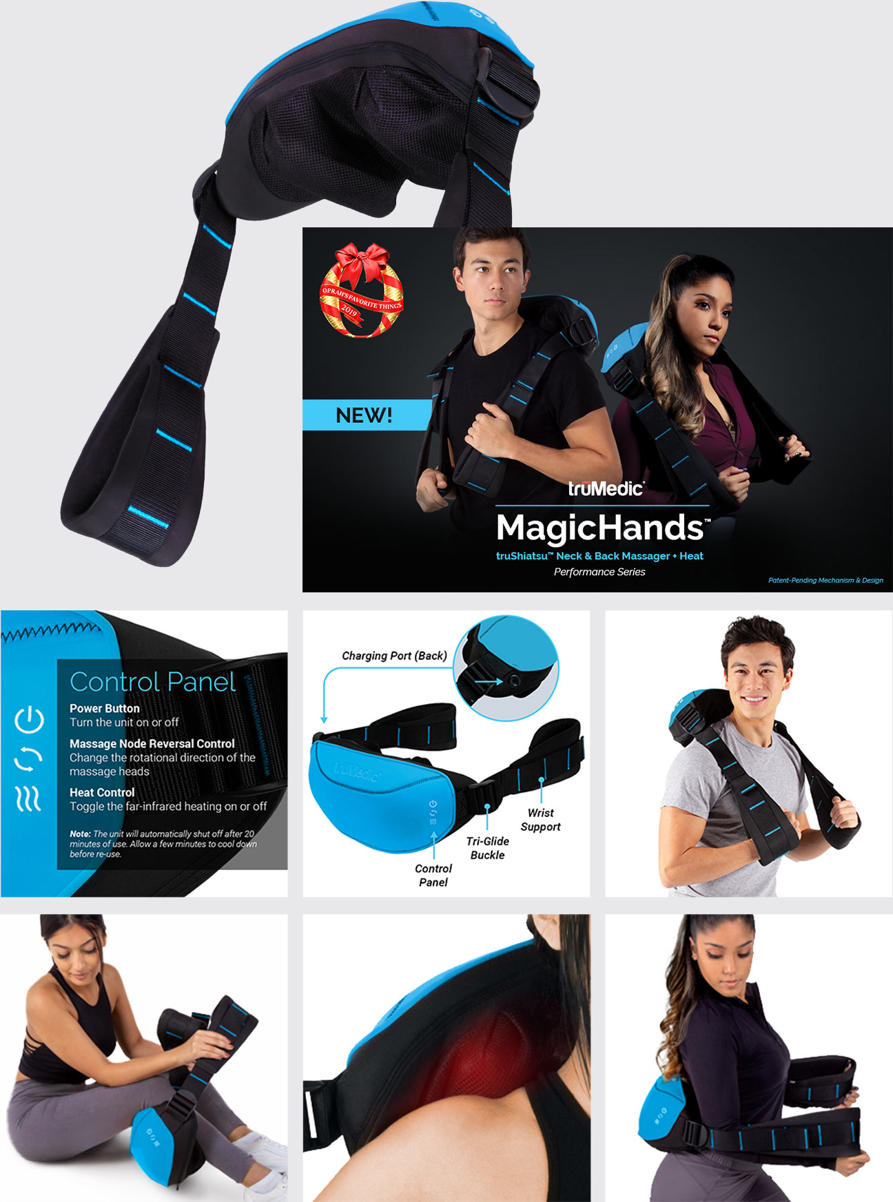 Product manuals for a foot massager and impact therapy device