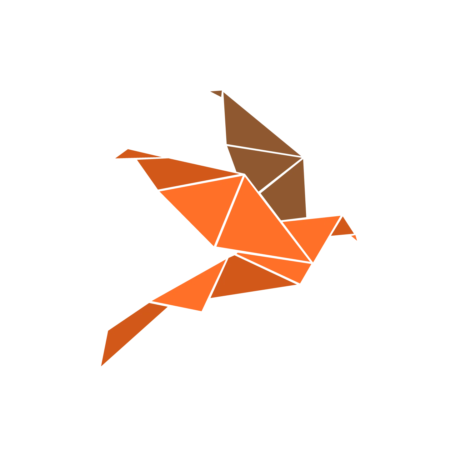Origami bird