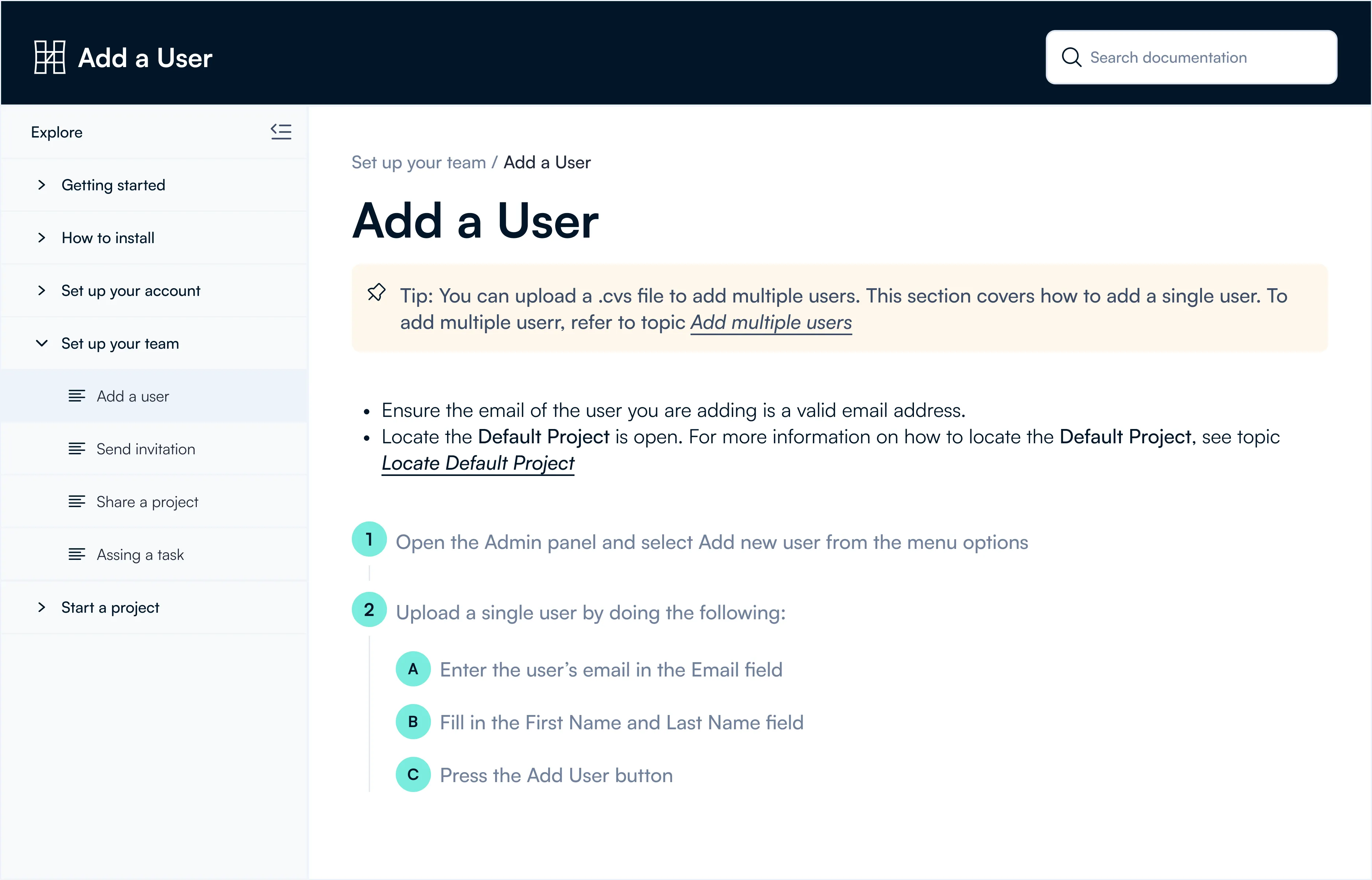 Heretto Portal Dashboard
