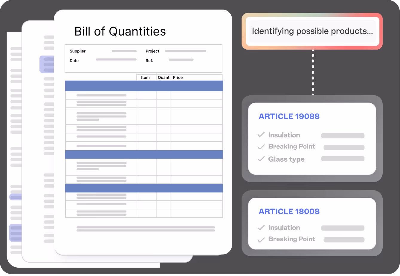 Automatic verification of test and inspection certificates.