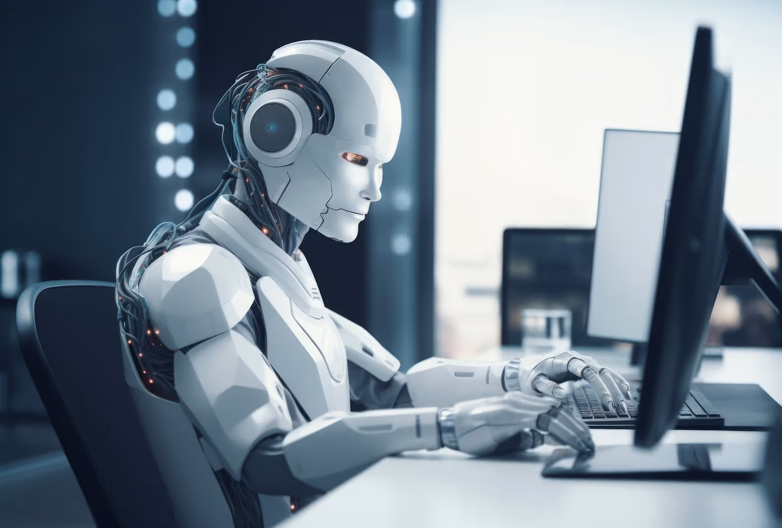 Illustrative image of an artificial intelligence (AI) agent