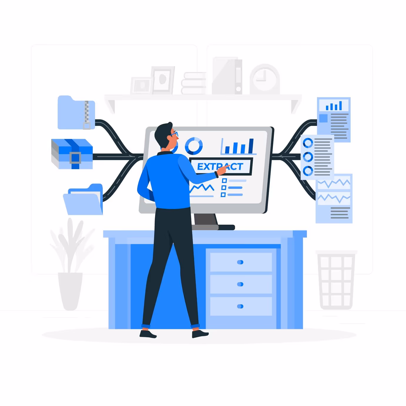 Technologies used in AI invoice processing.