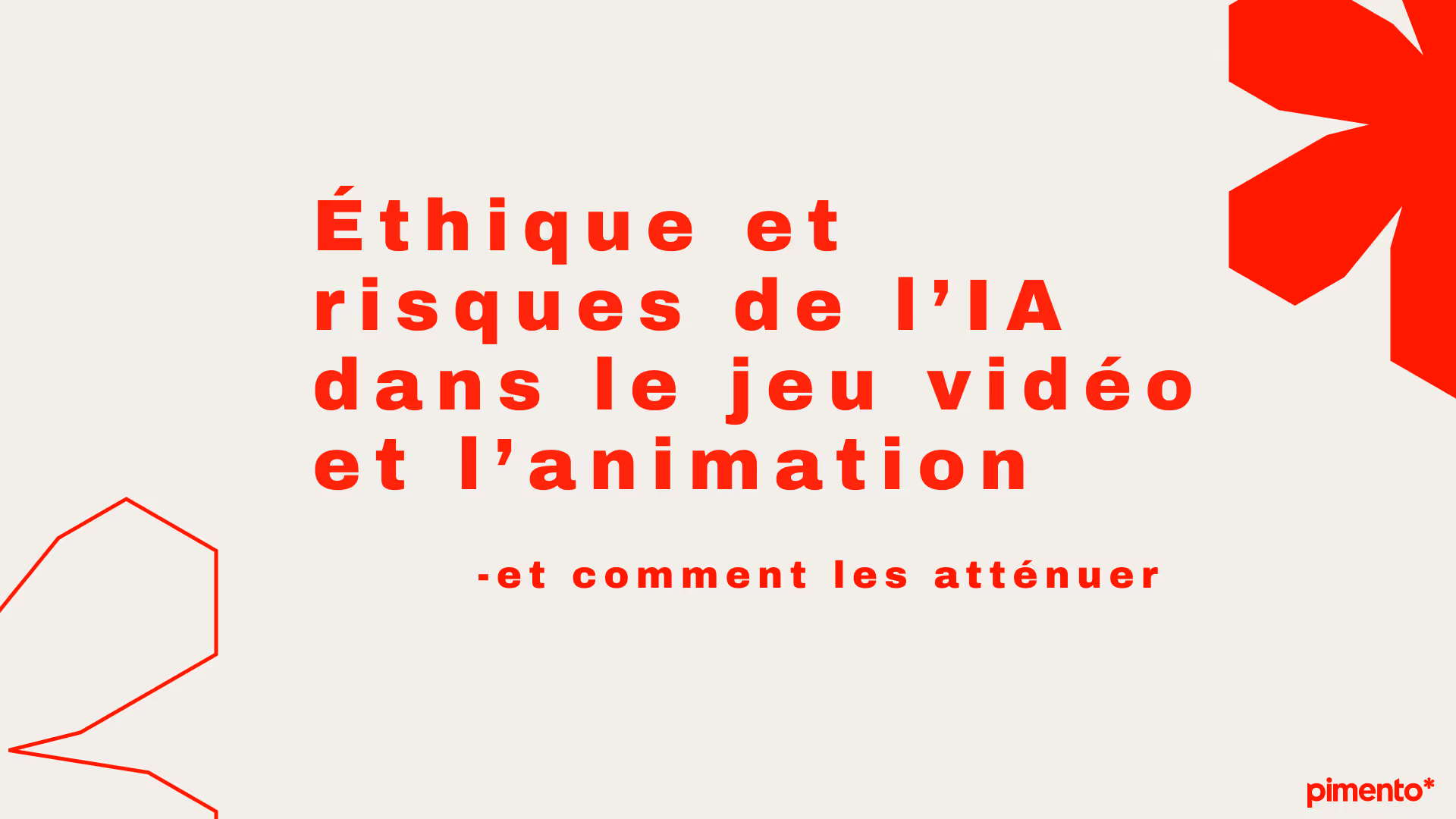 Éthique et risques de l’IA dans le jeu vidéo et l’animation — et comment les atténuer