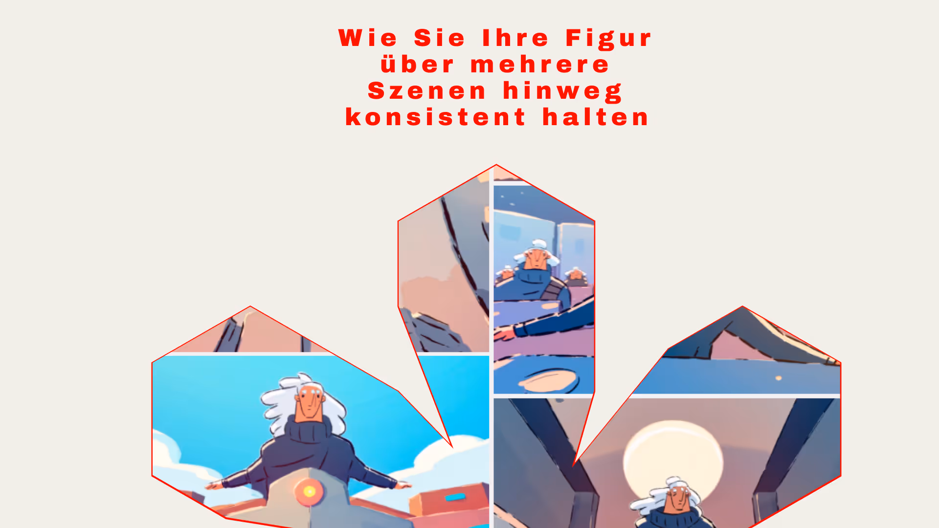 Wie Sie Ihre Figur über mehrere Szenen hinweg konsistent halten