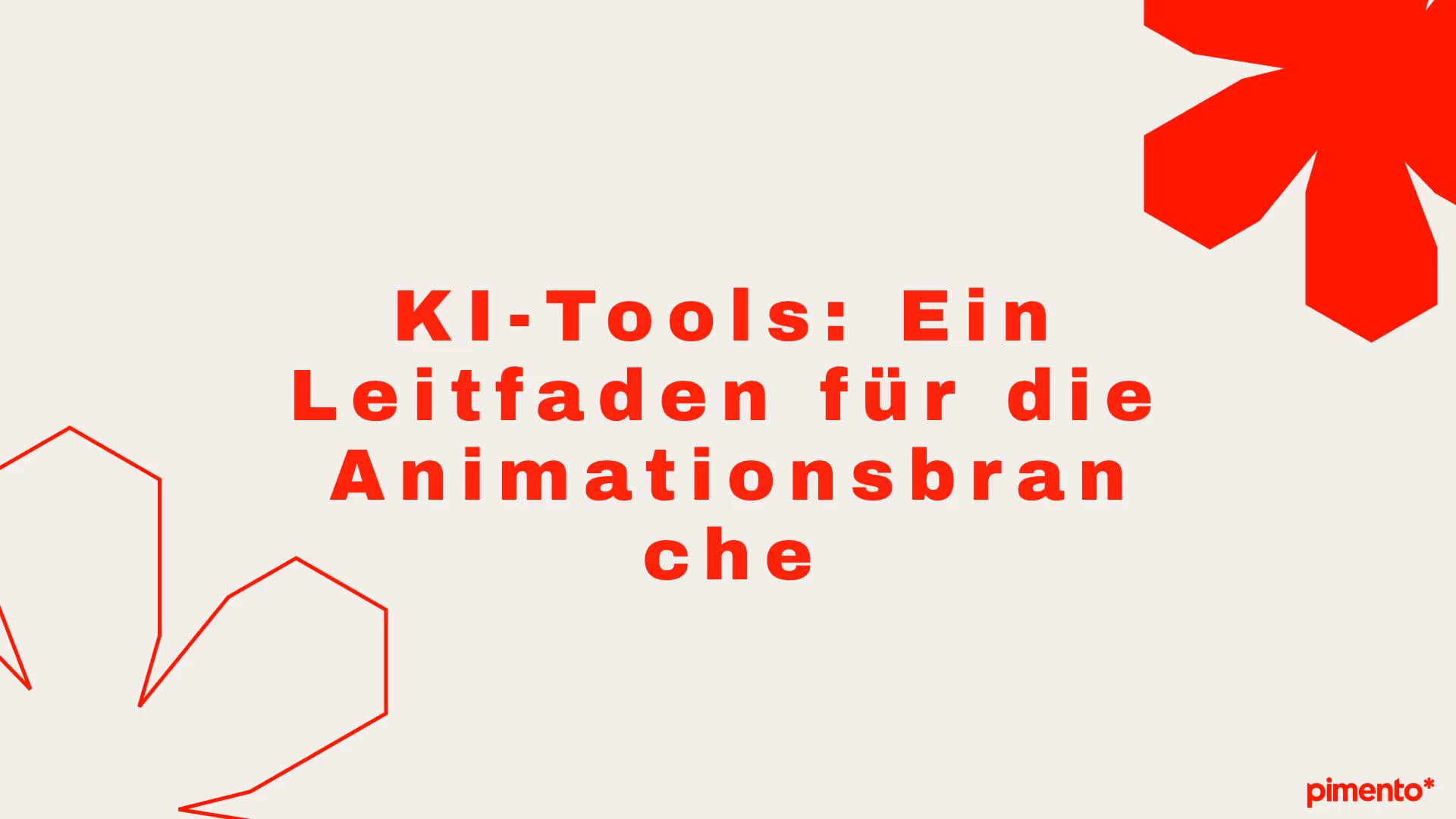KI-Tools: Leitfaden für die Animationsbranche