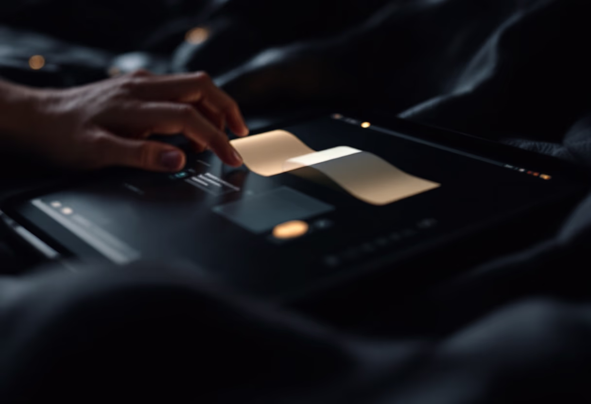 [interface] image of a computer showcasing educational software (for a edtech)