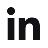 LinkedIn logo black and white