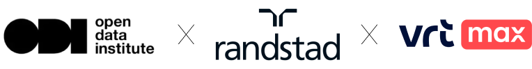 logos solidlab flanders, randstad and vrtmax.