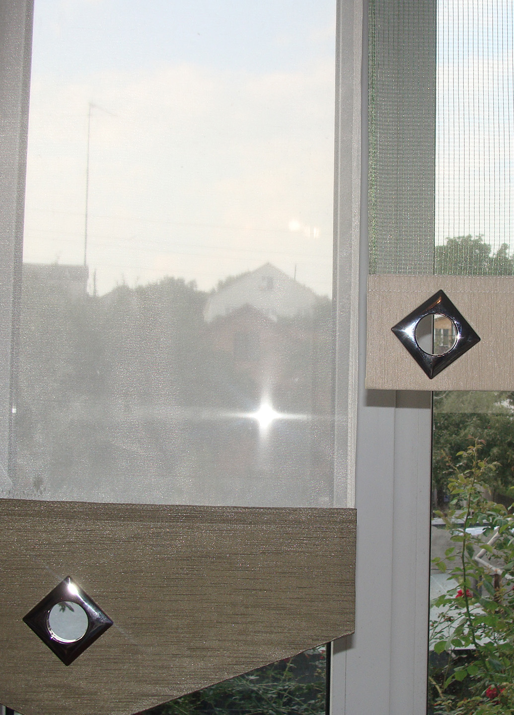 панельні шторки крупним планом