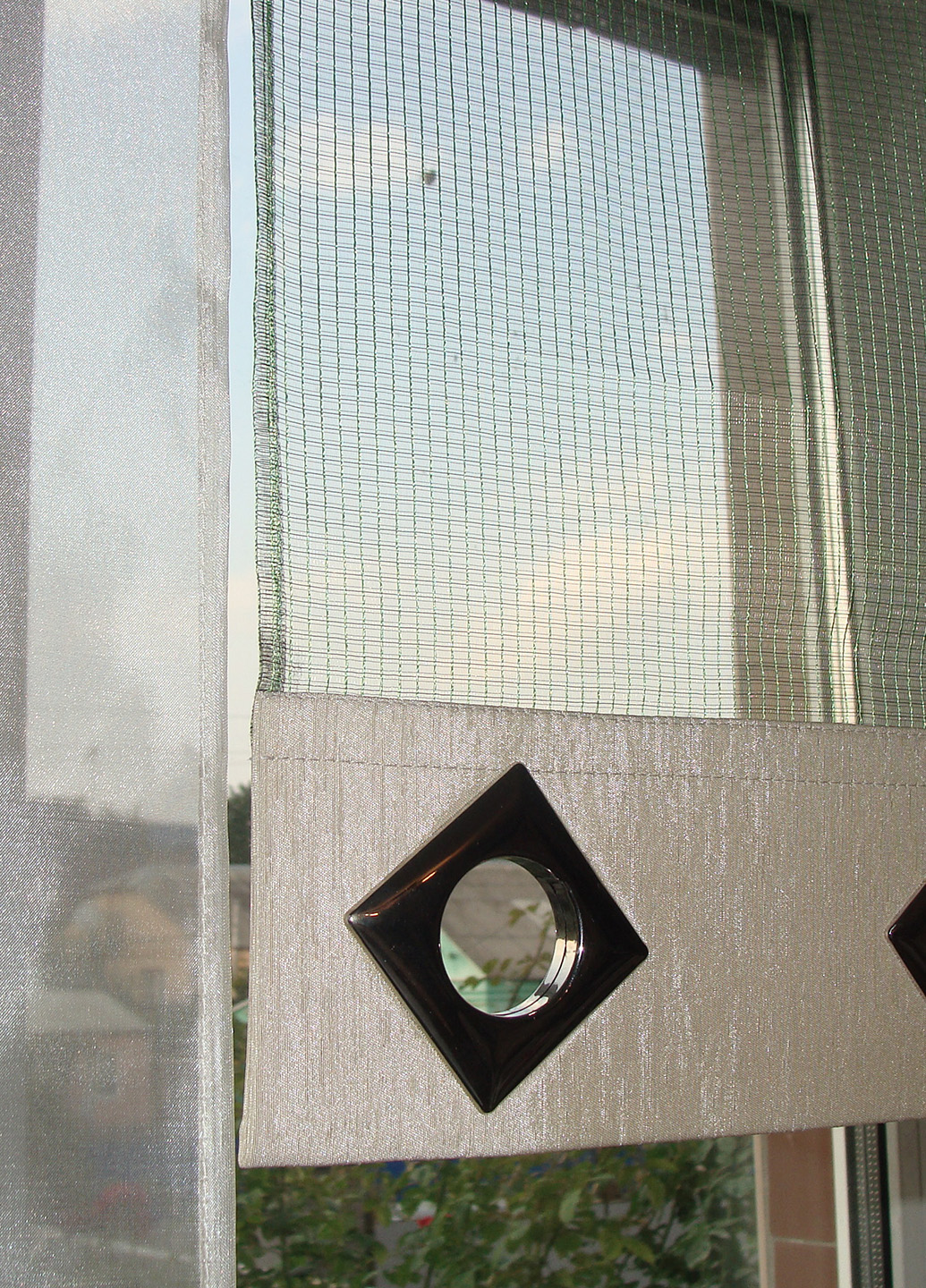 панельні шторки крупним планом