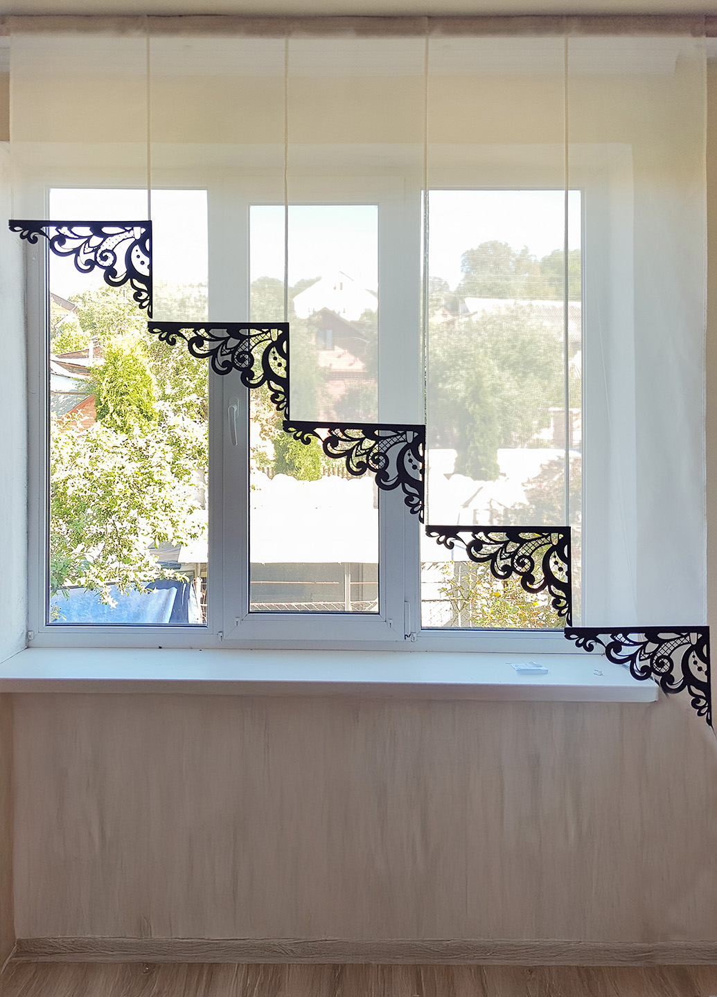 Тюлеві панелі Ажур, ассиметричні (40_1п)