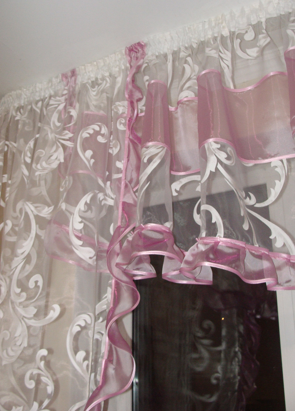 тканина органза крупним планом