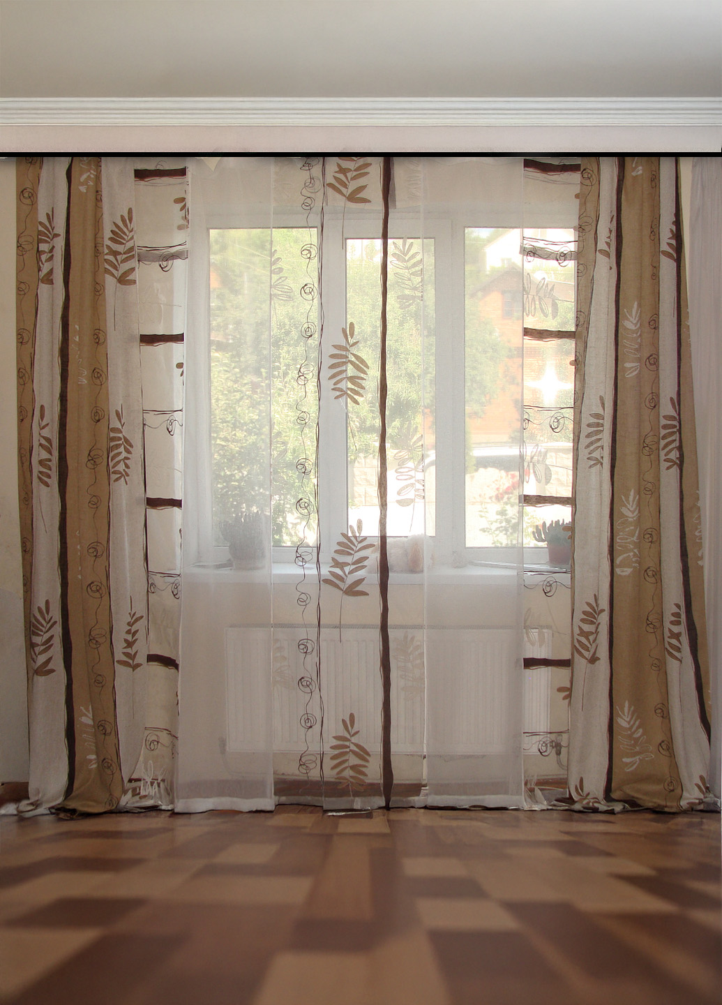 Комплект штор та панельних гардин