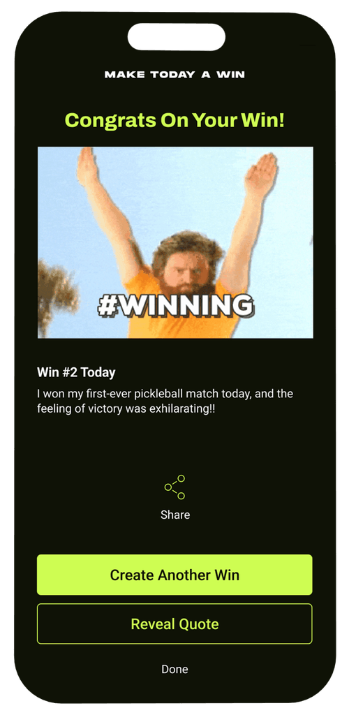 Winable - Daily Winning Habit Tracker To Celebrate Small Wins